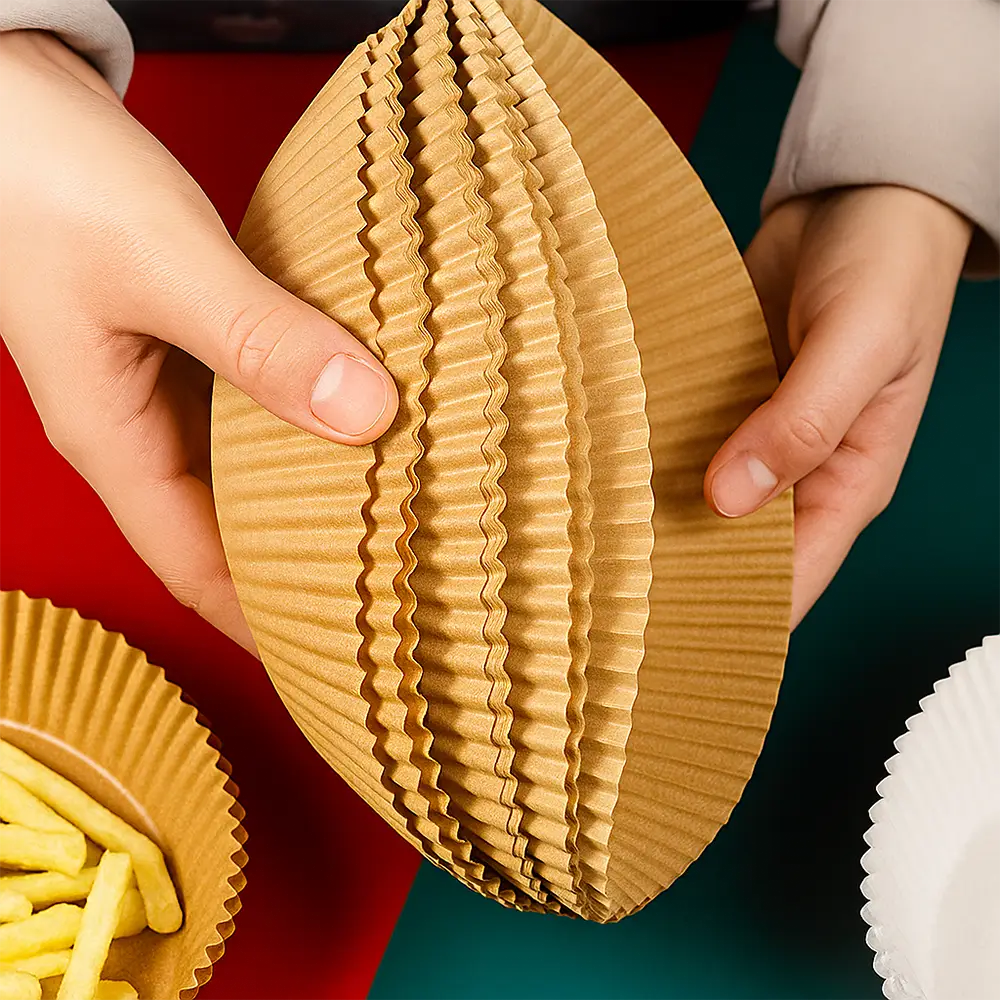 Kit Formas de Papel PaperFit para AirFryer – 50 UNIDADES Antiaderente