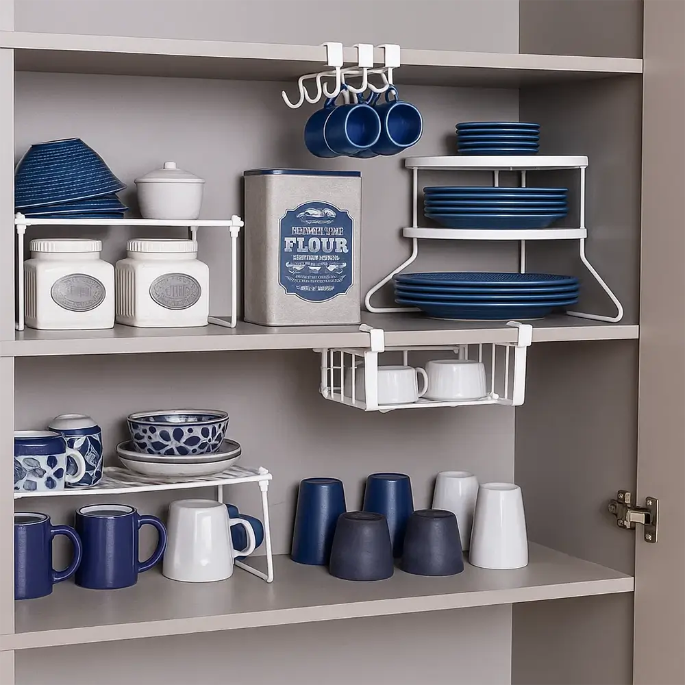 Kit Organizador de Armário OrganizaPlus – 5 Peças