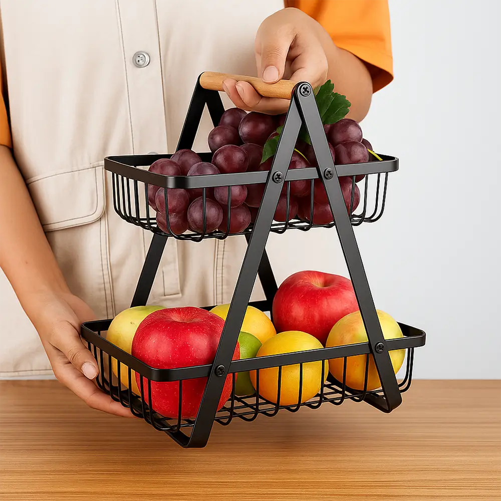 Fruteira de Mesa VivaBem – 2 ou 3 Andares