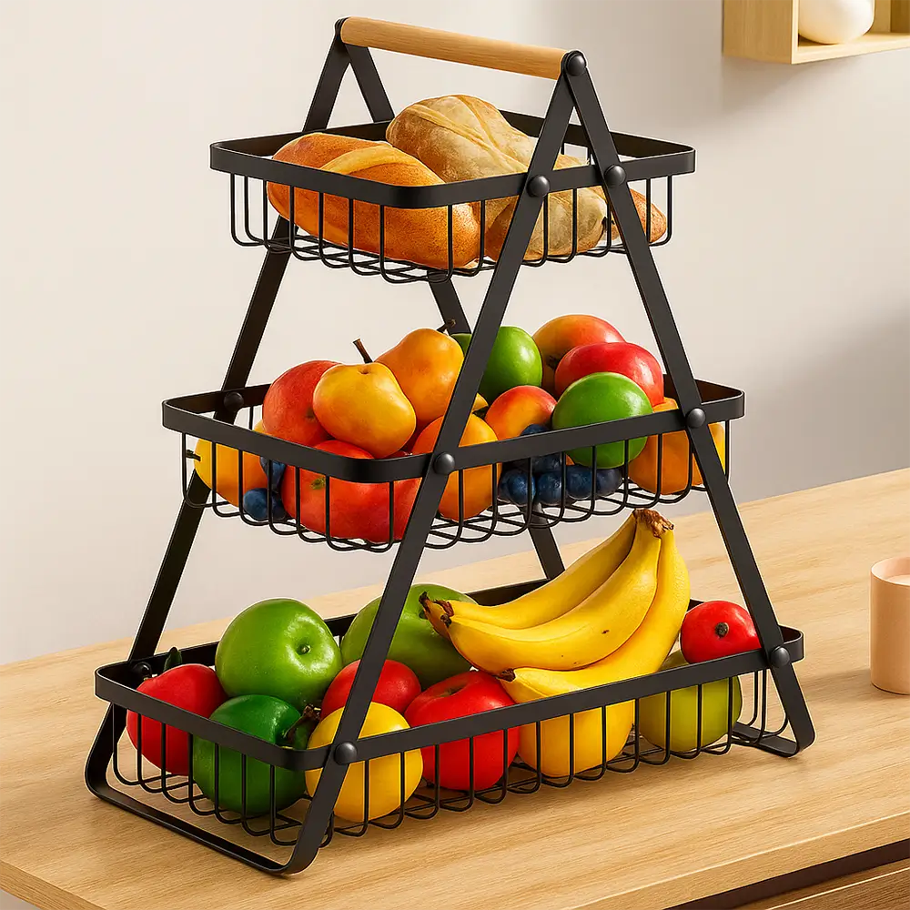 Fruteira de Mesa VivaBem – 2 ou 3 Andares