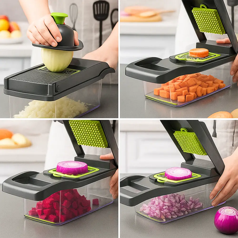 Cortador Slicer Multiuso 16 em 1 – Antiferrugem