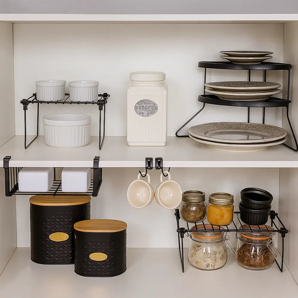 Kit Organizador de Armário OrganizaPlus – 5 Peças