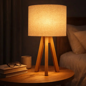 Abajur de Mesa Linen Nature – Bivolt