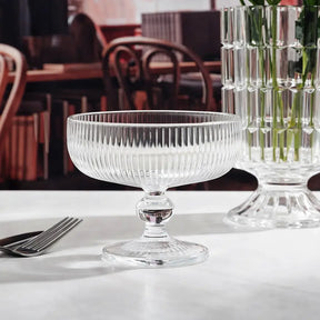 Jogo de Taças de Sobremesa Canelada Grafiatto 320ml – 6 Peças