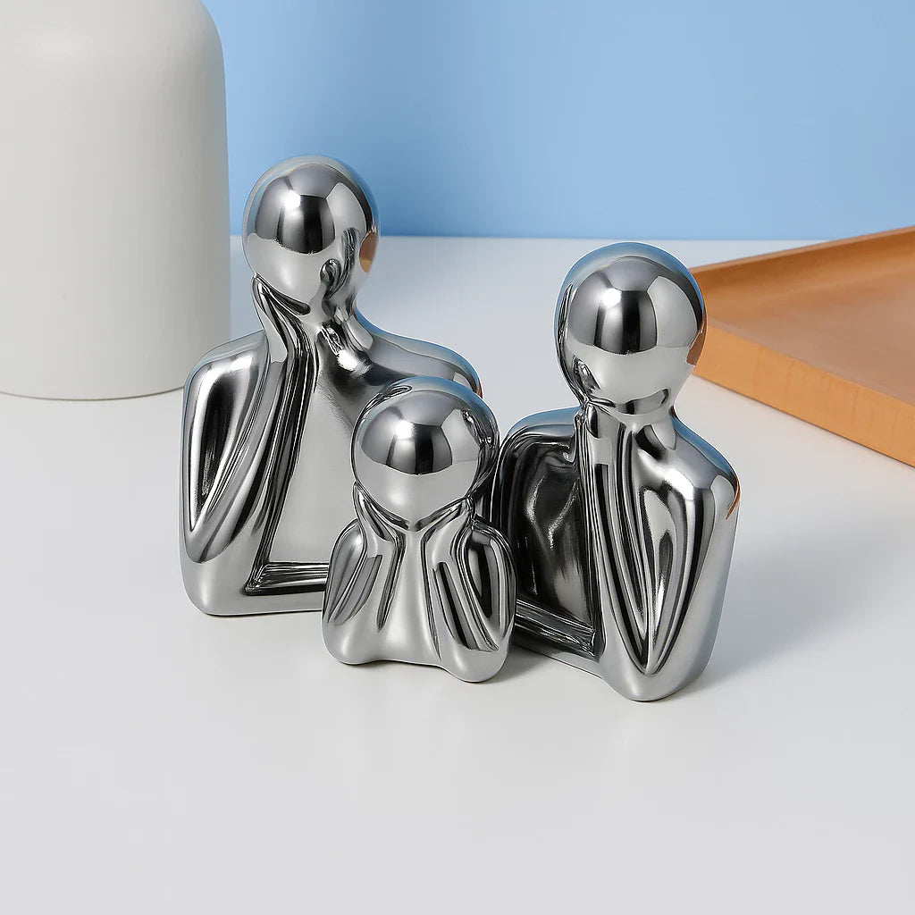 Estatueta Minimalista União da Vida – Feito em Gesso